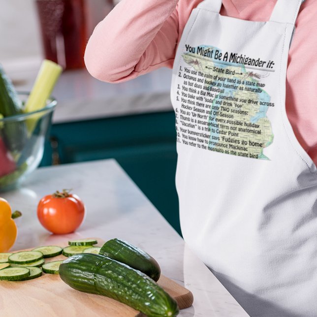 You Might Be A Michigander If: Kids' Apron (Creator Uploaded)