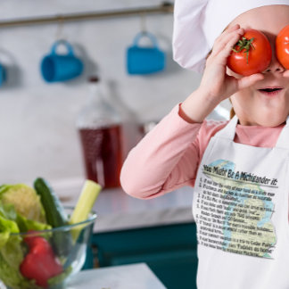 You Might Be A Michigander if: Kids' Apron