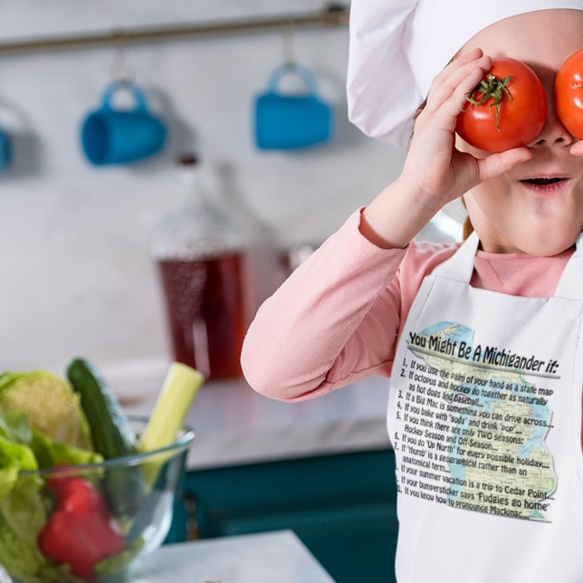 You Might Be A Michigander if: Kids' Apron (Creator Uploaded)