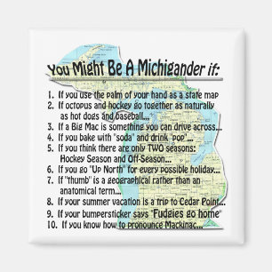 You Might Be A Michigander if: Magnet