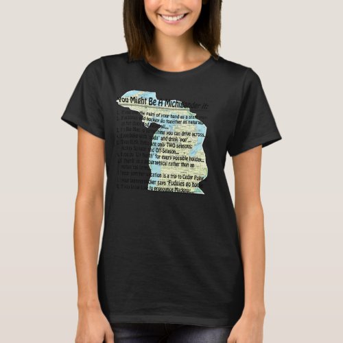 You Might Be A Michigander if T_Shirt