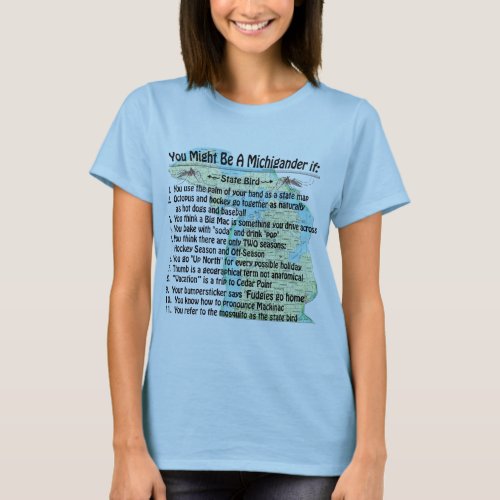 You Might Be A Michigander If T_Shirt