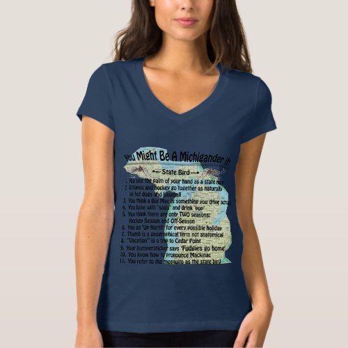 You Might Be A Michigander If T_Shirt