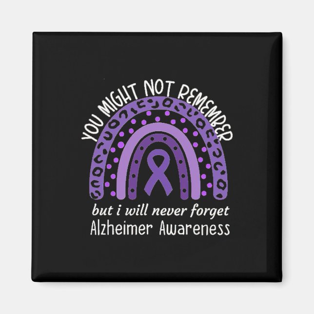 You Might Not Remember Heimerheimer's Awareness Mo Magnet (Front)