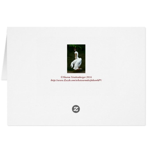 "YOU MIGHT SAY I'M A STRANGE BIRD..." /UNUSUAL LOO (Back Horizontal)