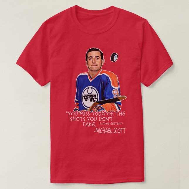 You Miss 100 of the Shots You Dont TakeScott T-Shirt (Design Front)