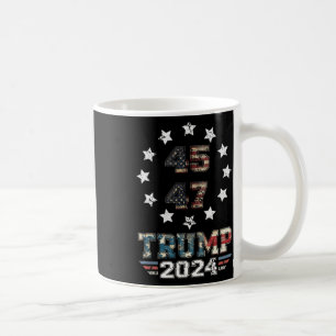 You Missed Trump 2024 Us American Flag 2 Side Coffee Mug