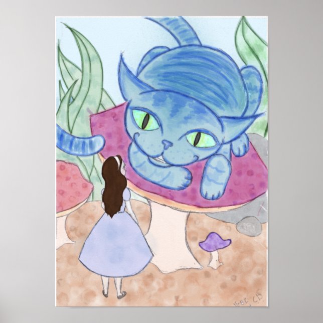 "You must be," said the Cat value  light bigger Poster (Front)