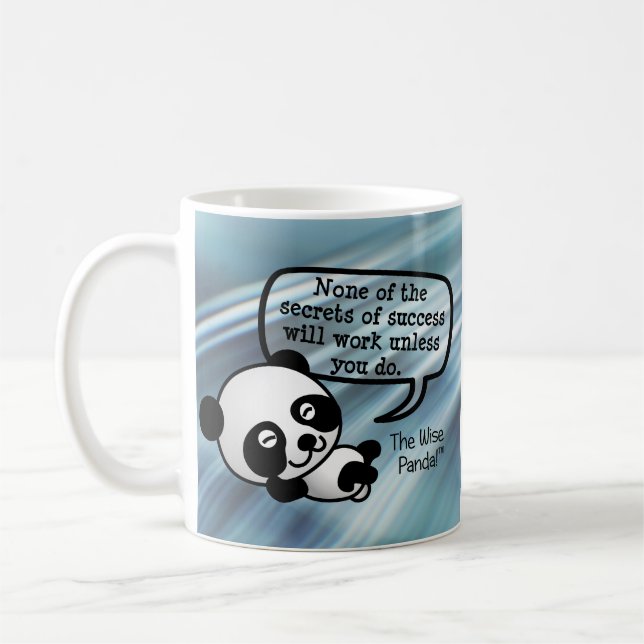 You must work hard for success coffee mug (Left)