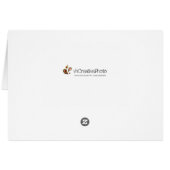 You Need a Hug by a Beagle Puppy Card (Back Horizontal)