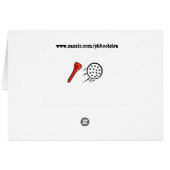 You Need Balls Funny Golf Card (Back Horizontal)