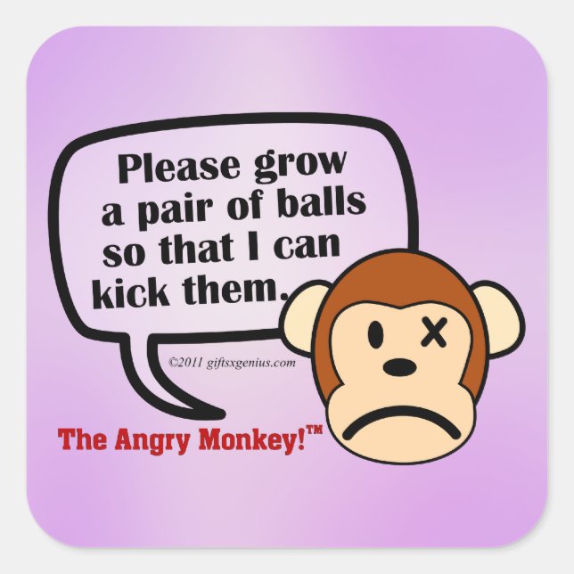 You need to grow some balls square sticker (Front)