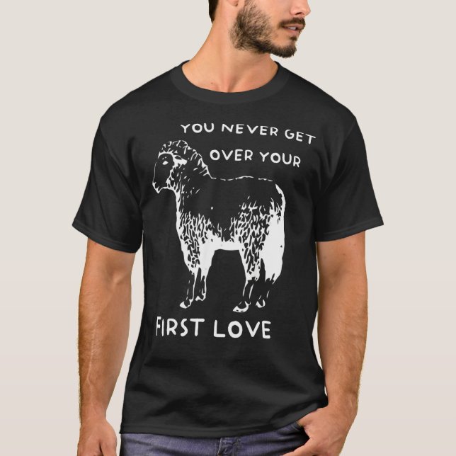 You never get over your First Love Funny Sarcastic T-Shirt (Front)