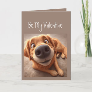 You Nose How Much I love you Cute Dog Card