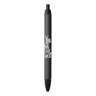 You Only Have One Life Live it Typography Pen
