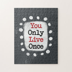 You Only Live Once YOLO Jigsaw Puzzle