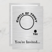 You Outside the Circle of Trust Invitation (Front/Back)