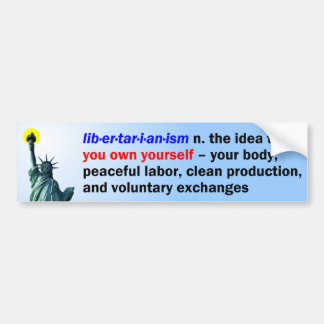 You Own Yourself Bumper Sticker