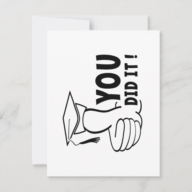 You passed or you made it, diploma (Front)