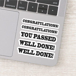 You passed sticker
