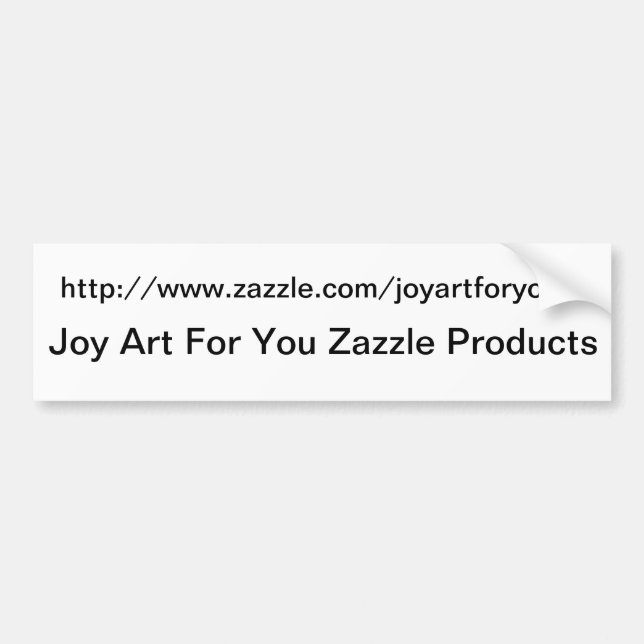 You Personalized Zazzle Sales Sticker (Front)