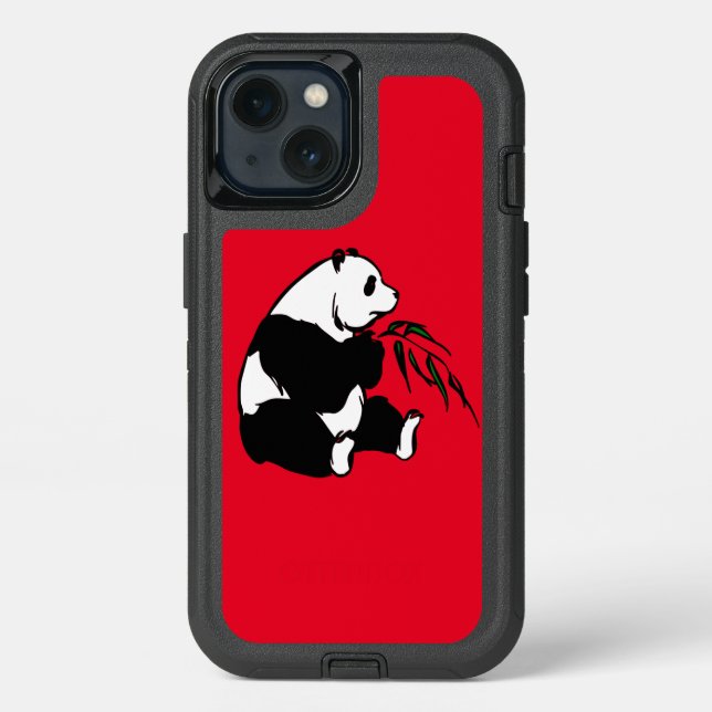 You Pick the Background Panda OtterBox iPhone Case (Back)