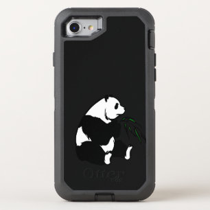 You Pick the Background Panda With Bamboo OtterBox Defender iPhone SE/8/7 Case