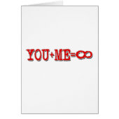 You Plus Me Equals Infinity (Front)