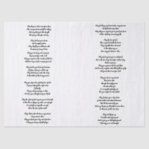 You Prayers Decoupage Tissue Paper