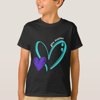 You Problem Suicide Prevention Awareness Teal Purp T-Shirt