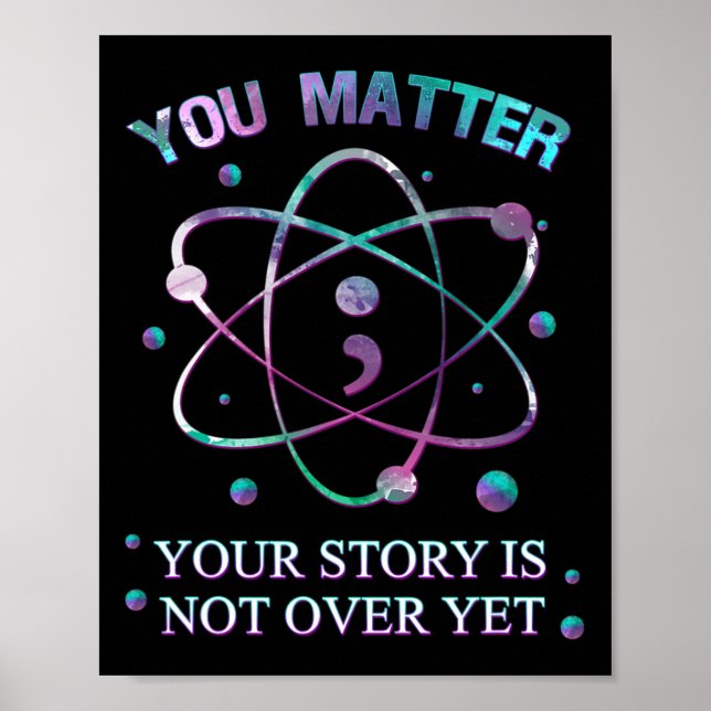 You Problem Suicide Prevention Your Story Is Not Y Poster (Front)