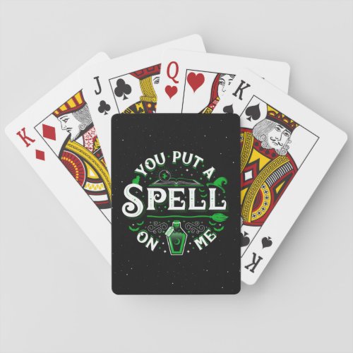 You Put a Spell On Me Playing Cards