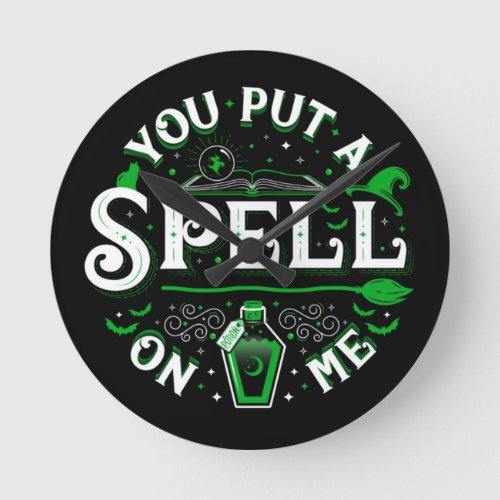 You Put a Spell On Me Wall Clock