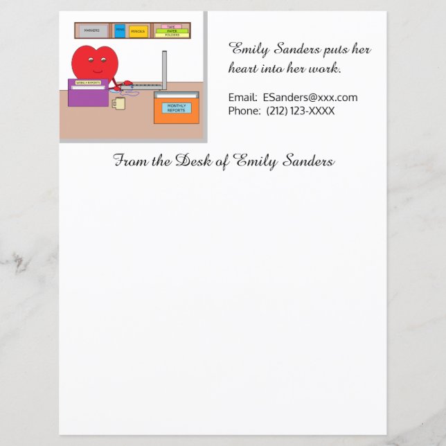 You Put Your Heart Into Your Work:  Paper (Front)