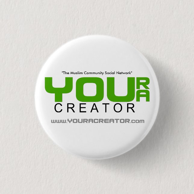 YOU R A CREATOR Button (Front)