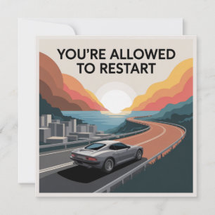 You’re Allowed To Restart Invitation