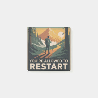You’re Allowed To Restart Post-it Notes