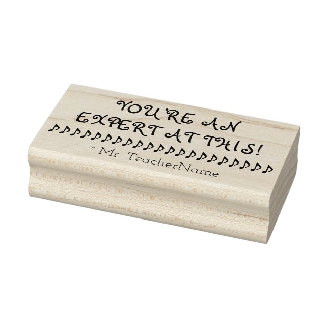 "YOU’RE AN EXPERT AT THIS!" Tutor Rubber Stamp (Stamp)