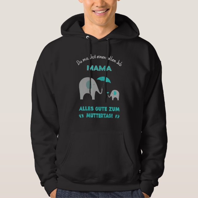 You re doing a great job Mommy Happy Mother s Tang Hoodie (Front)