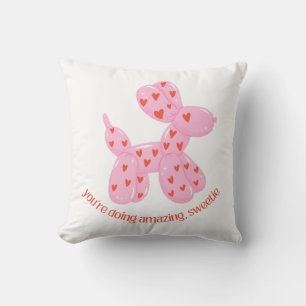 You’re Doing Amazing Sweetie Quote Design Cute Throw Pillow