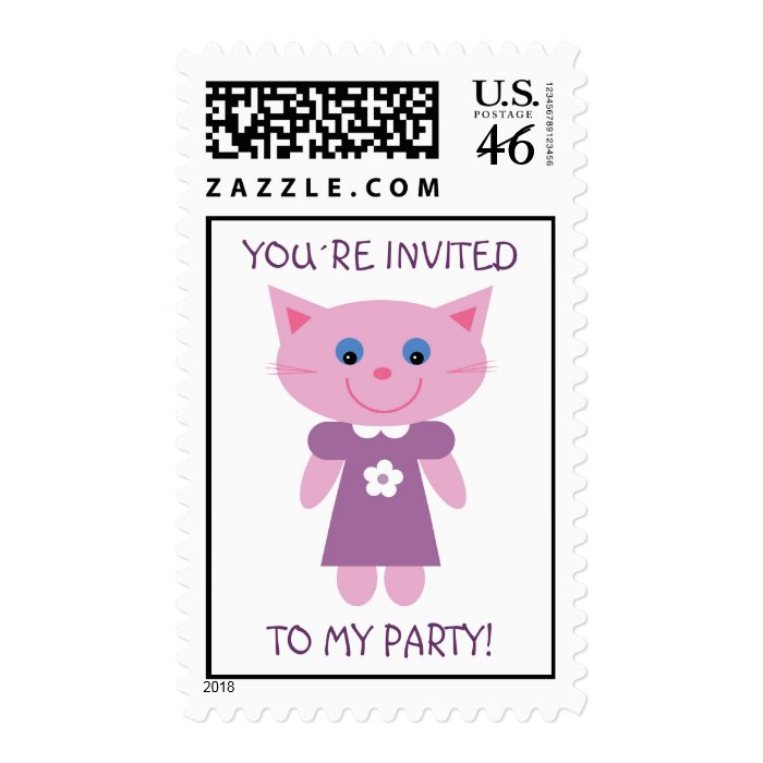 You´re invited to my party stamps