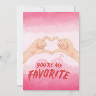 You’re My Favorite – Romantic Valentine’s Day Card