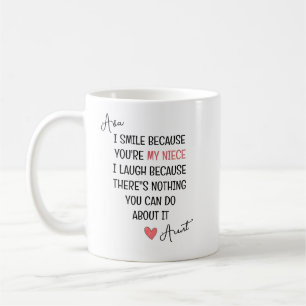 You’re My Niece Quote – Personalized Gift Coffee Mug