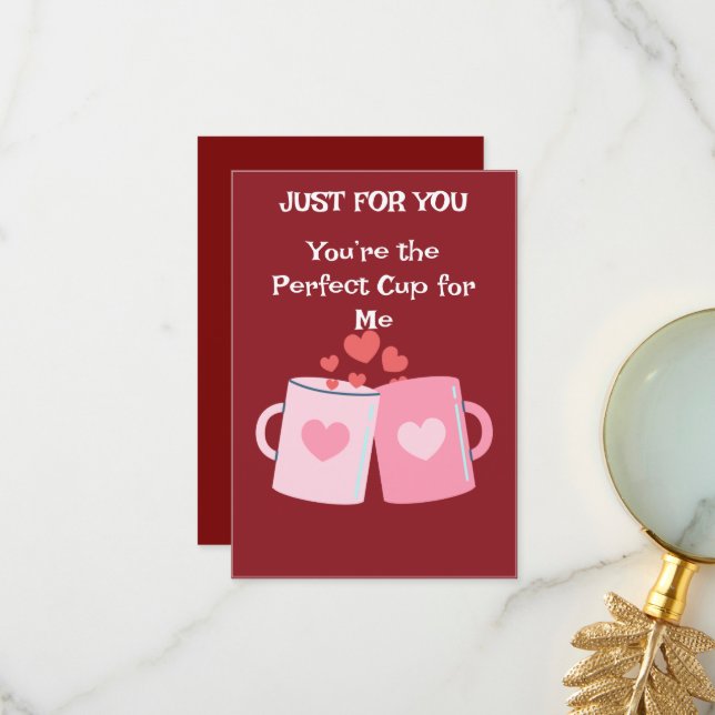 You’re My Tea Time Delight Card (Front/Back In Situ)