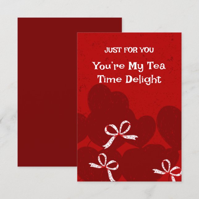 You’re My Tea Time Delight Card (Front/Back)