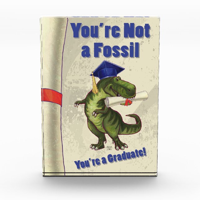 You’re Not a Fossil Scroll Award (Front)