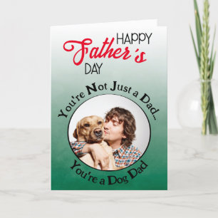 You’re not just a dad…you’re a dog dad personalize letterpress thank you card