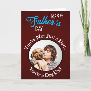 You’re not just a dad…you’re a dog dad personalize thank you card