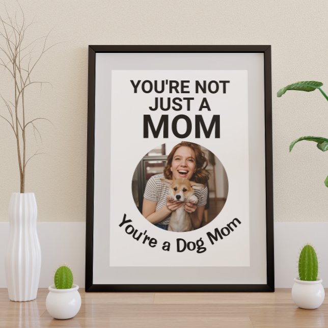 You’re not just a Mom…you’re a dog Mom personalize Poster (Creator Uploaded)