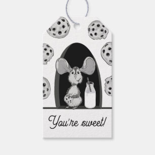 You’re Sweet Cookie Mouse Birthday Gift Tags